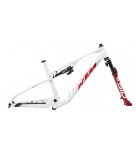 KTM Kit Cuadro+Horquilla+Amortiguador KIT SCARP Proto EVO3 RS FLIGHT ATTENDANT |WHITE (LIGHT GREY+RED)