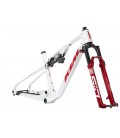 KTM Kit Cuadro+Horquilla+Amortiguador KIT SCARP Proto EVO3 RS FLIGHT ATTENDANT |WHITE (LIGHT GREY+RED)