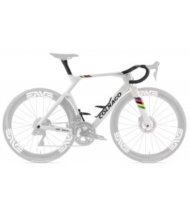 Cuadro y Horquilla Colnago Y1Rs con Manillar Y1Rs y tija de sillín.